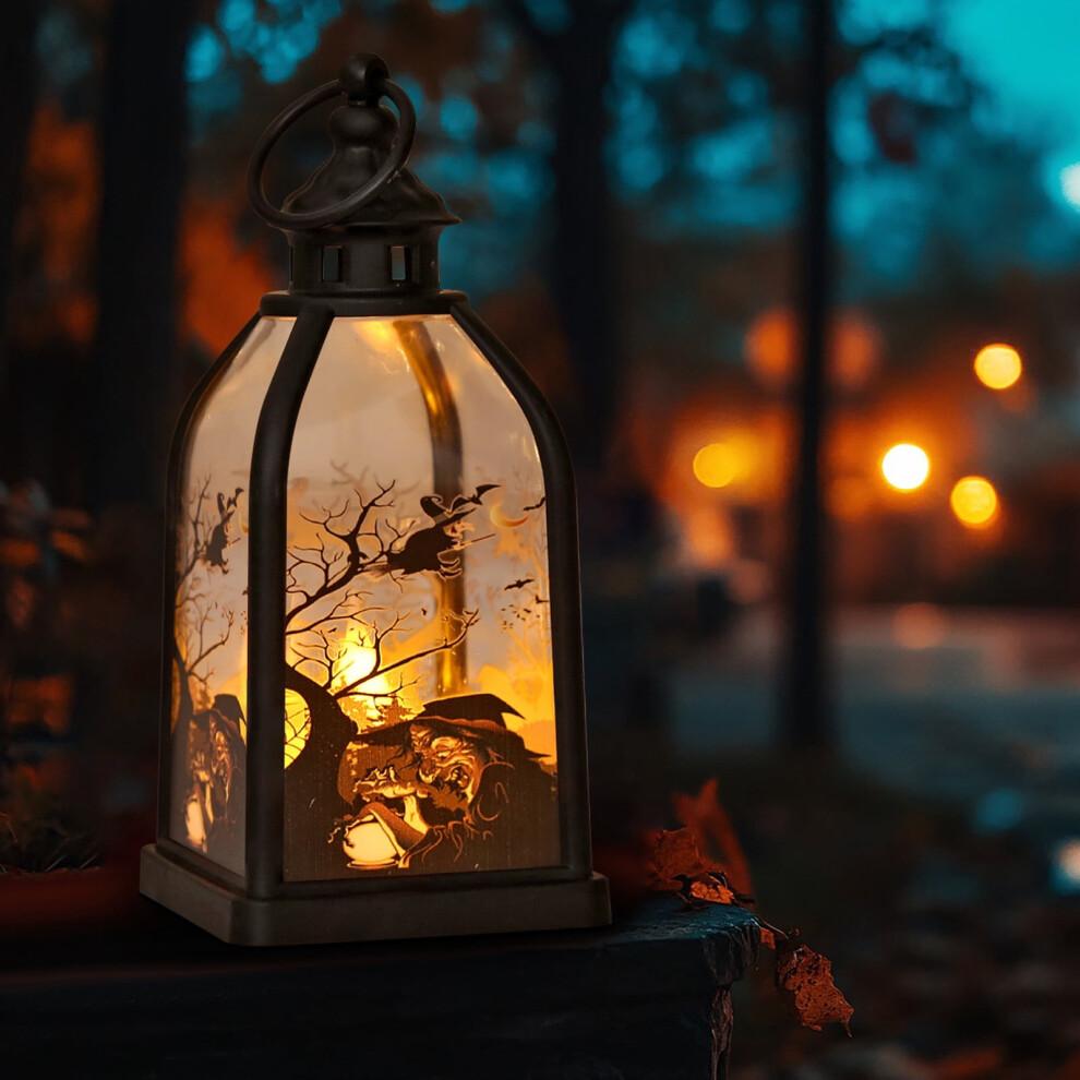 LED Pumpkin Lantern Electronic Candle for Halloween Decor