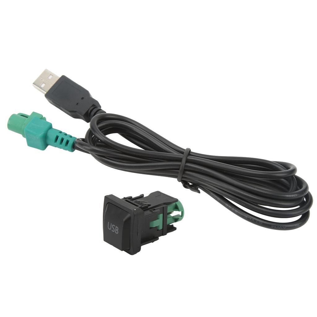 Car Audio USB Switch Button with Adapter Cable Plug and Play for RCD510Plus RCD310Plus CD Player