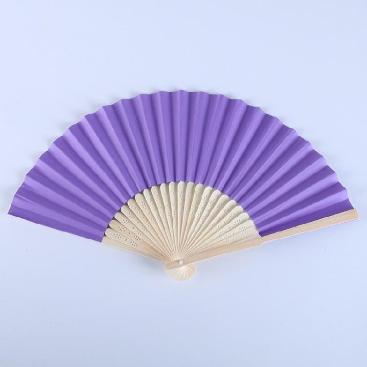 Handheld Fan Blank Folding Fan DIY Wedding Decoration Bamboo Hand Held Fan Craft