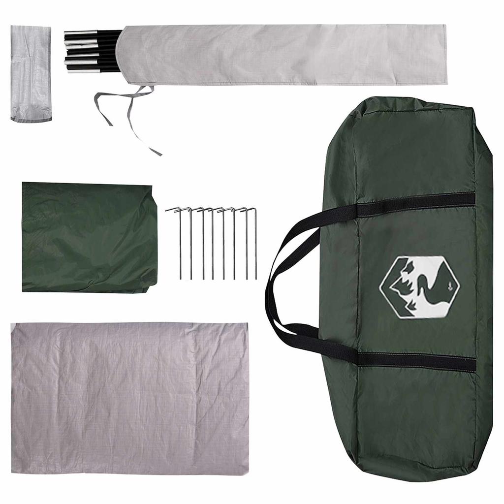 Tailgate Tent with Rain Fly Water Repellent Olive Green