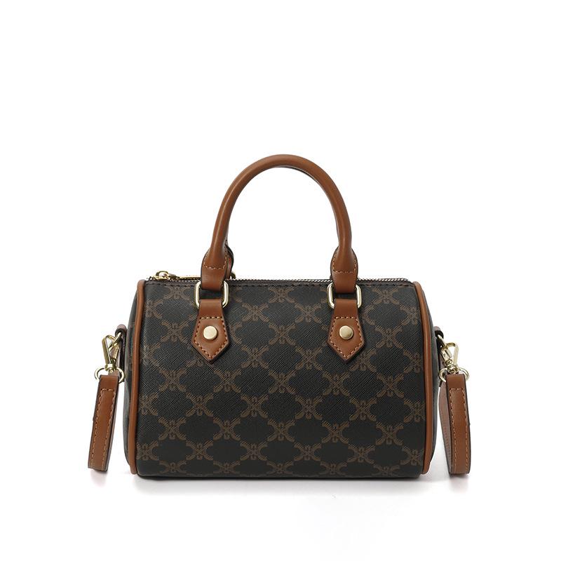 2025 Women's Classic Monogram Boston Pillow Bag - Versatile Fashion Handbag & Crossbody Shoulder Bag