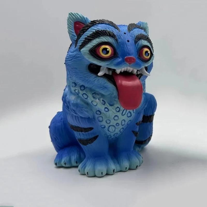 For KPOP Miniature Sculptures Of Anime Tiger Characters To Decorate Gardens And Courtyards Cute Resin Bird Fantasy House Statues