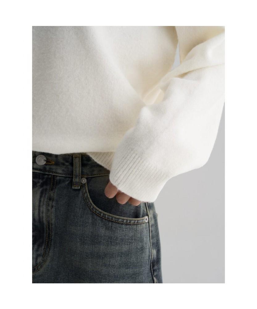 8seconds Soft Touch Round Neck Pullover Ivory