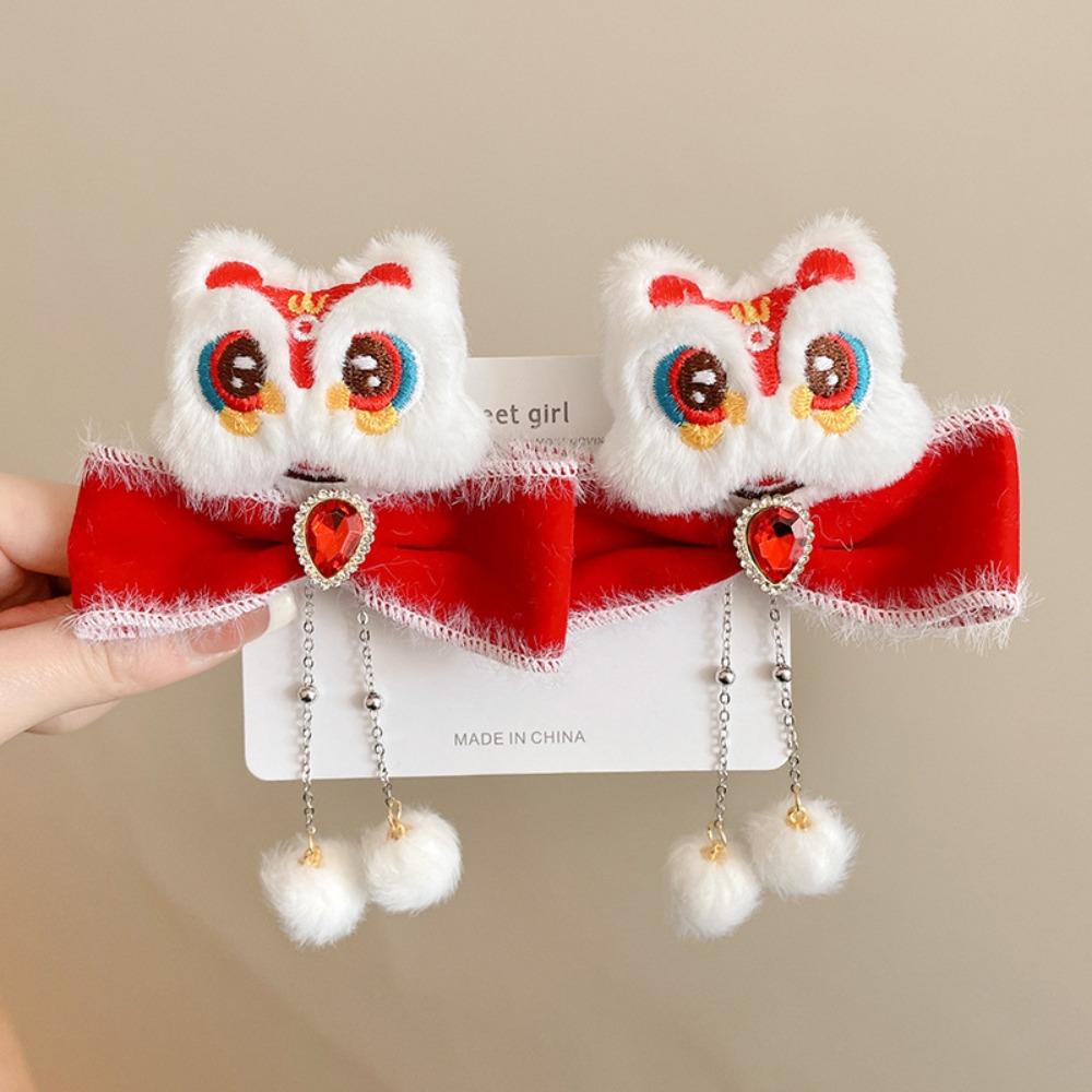 Tassels Japanese Kimono Headwear Bow New Year Bow Hairpin Chinese Tassel Fan Hairpin  Decorations