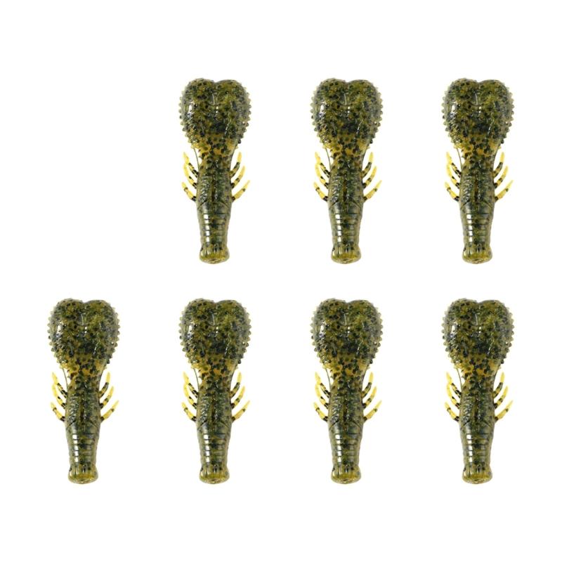 Soft Baits Crawfish Lures Artificial Fishing Baits Lure for Trout 6.2cm 6.7g Heavy Weighted Swimbait Fishing Tackle