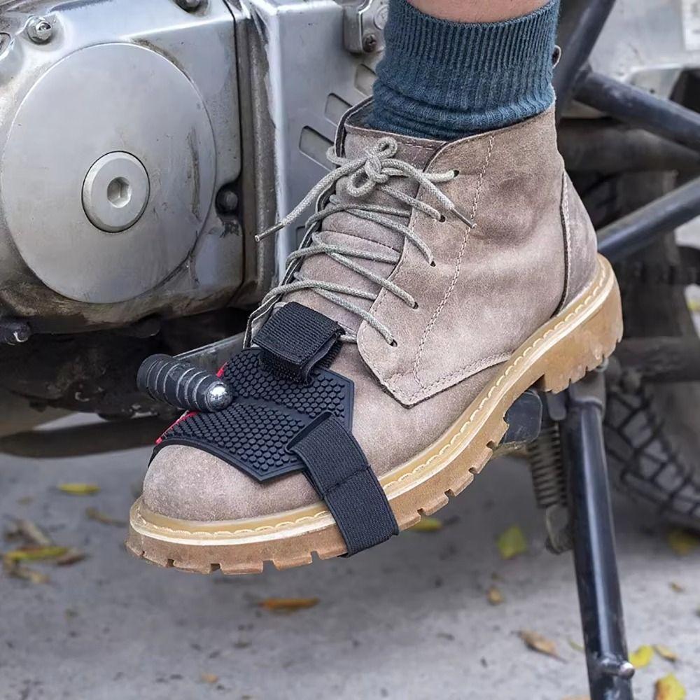 1Pcs Waterproof Motorcycle Shift Pad Anti-slip Shoes Protective Cover Gear Shifter Protector Men