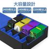 Mlikero Deck Large Holds 2400 Magnetic Trading Card Storage Includes 10 Dividers and 4 Foam Compatible with Duel and Other Card Games and Case,