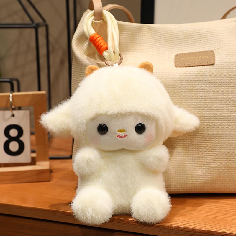 Wholesale Hot Cute Plush Companion Doll Anime Rabbit Panda Cartoon Desk Companion Doll 15cm Soft Plush Toy Sleeping Gift 15cm