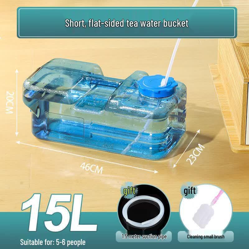 ZISIZ Household Portable Plastic Water Storage Bucket