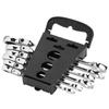 6Pcs Flexible Head Multi functional Ratchet Conination Spanner Wrench 8 17mm Repair Tools Set