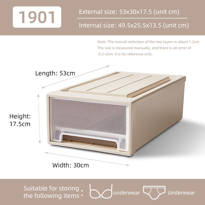 Kunststoff Schrankorganizer und Aufbewahrung Haushalts Schubladen Aufbewahrungsboxen mit Deckel Schreibtisch Aufbewahrungsbox Für Kleidung, Unterwäsche, Socken