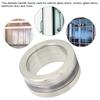 Stainless Steel Round Handle Bath Glass Embedded Hollow Pull Knob Sliding Door Handle