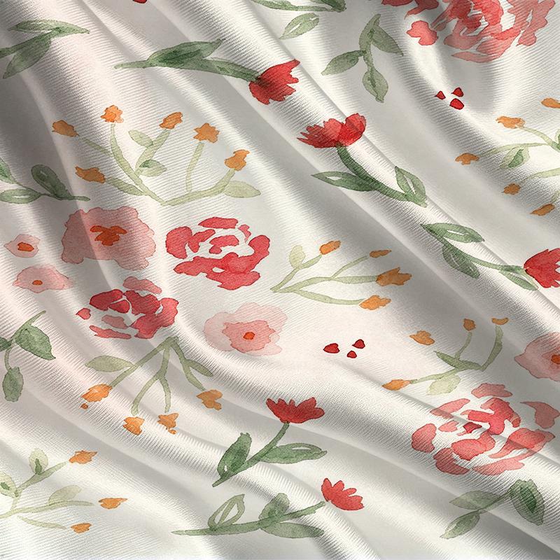 Women's Floral Collection Casual Basic Short Sleeve T-Shirt Soft Fabric, Fresh Design, Versatile for Daily Wear & Work Commute