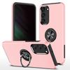 Hidden God Ring Suitable for Samsung S24FE mobile phone case S25edge bracket ultra anti-drop A36 protective case