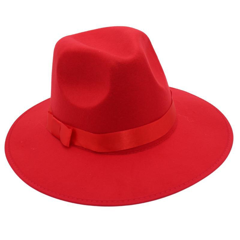 Top Hat Jazz Hat Male And Female Knight Hat Felt Hat Nostalgic Wool Hat Shanghai Beach Gambler Hat