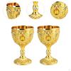2 Easy Clean Goblet Home Decorative Ornament Birthday Gift Unbreakable Engraved Handmade