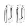 Stainless Steel Chunky Hoop Earrings for Women Teen 18K Gold Plated Hypoallergenic Thick Huggie Hoop Jewelry for Christmas Gifts