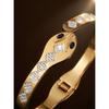 Bracelet Eco-friendly Steel Zircon Snake Sticky Titanium Steel Bracelet
