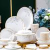 Xitianlong Jingdezhen Lekki Luksusowy Chiński Ceramiczny Zestaw Stołowy 68-Elementowy