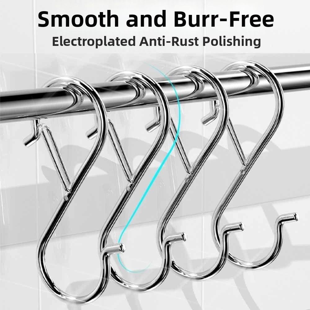 10Pcs Spring Clasp Balcony Clothes Hanger Windproof Garden Hanging Clasp  Garden Storage Organizer