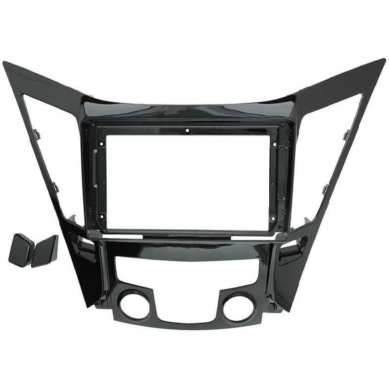 Car Radio Fascia Panel 9 INCH Car Audio Frame GPS Navigation Fascia Panel Car DVD Plastic Frame Fascia is Suitable/Fit for Hyundai Sonata 2011-2014