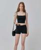 Bikini Bender Simple Line Rash Shorts - Black