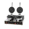 Heart-Shaped Double-Headed Commercial Waffle Maker with Electric Griddle