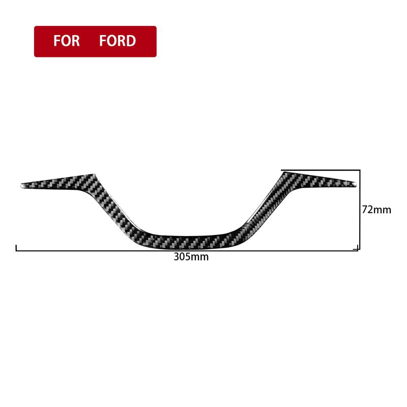 For Ford Escape Kuga 2013 2014 2015 2016 Carbon Fiber Accessories Car Interior Steering Wheel Speedometer Trim Sticker