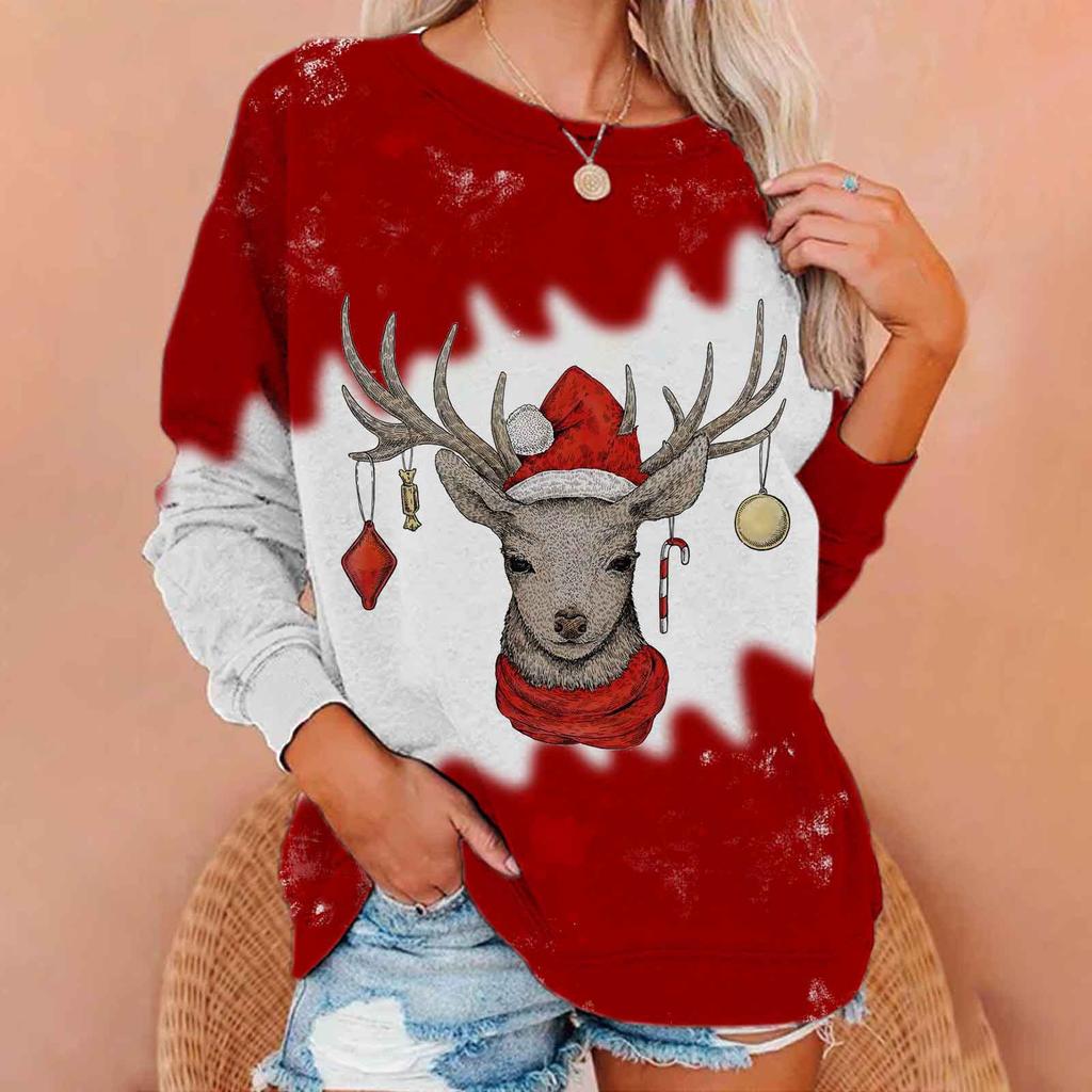 Autumn and winter high street printing retro printing sweater men's and women's same loose hooded pullover sweater