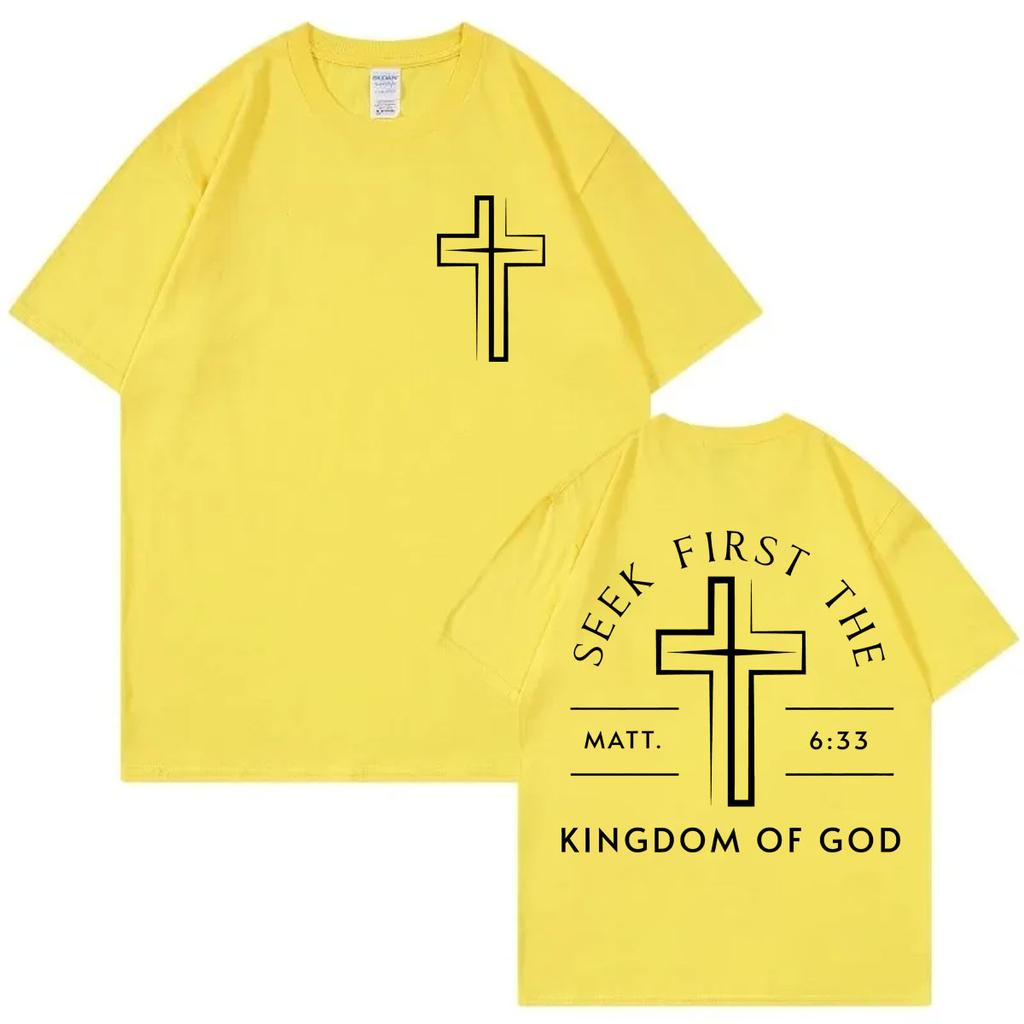 Christian Jesus Bible Verse Tshirts High Quality Fashion Short Sleeve Tshirt Men Women Clothing Casual Loose Cotton T Shirts