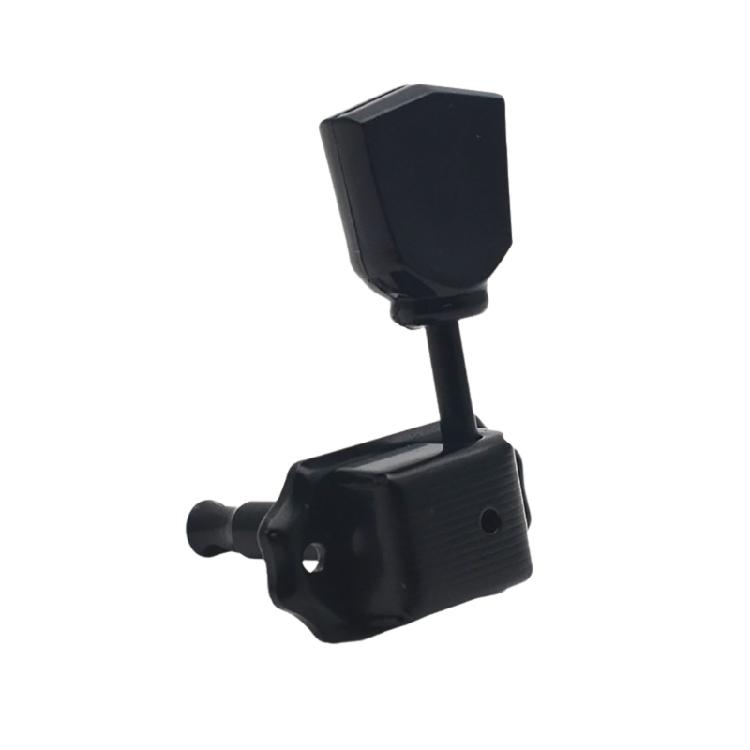 6Pcs Semi Closed Tuning Pegs Keys Tuner Machine Head Black Guitar Tuning Pegs Guitar Accessories Easy to Install