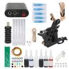 Complete Tattoo Kit Tattoo Coil Machine Set Tattoo Power Supply Tattoo Accessories 90‑265VUS Plug