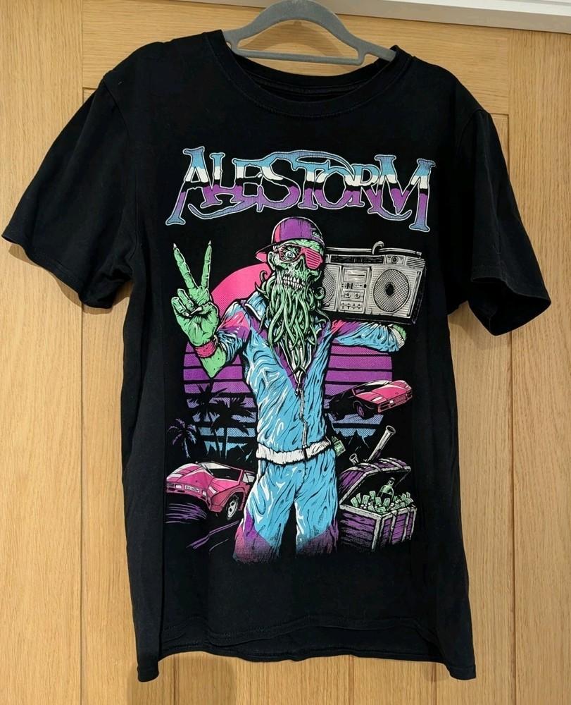 Alestorm 2021 T-Shirt Treasure Chest Party Quest UK Tour BO174 Unisex T-Shirt XXXL