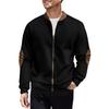Available: Men's 2025 Autumn/Winter Casual Color Block Zipper Cardigan Sweatshirt, European American Style Workwear.