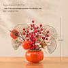JINGRUIXIANG Persimmon Red Fruit Ornament