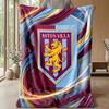 Coperta in Flanella con Stampa Aston Villa, Morbida Calda Leggera Coperta da Divano Letto Campeggio