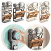 Multi-Layer Pot Lid Storage Rack Punch-Free Pot Cover Rack Pan Cover Storage Holder  for Kitchen