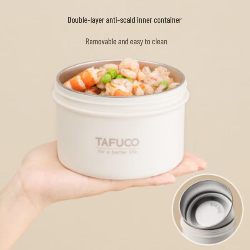 TAFUCO 316L Stainless Steel Microwaveable Insulated Lunch Box