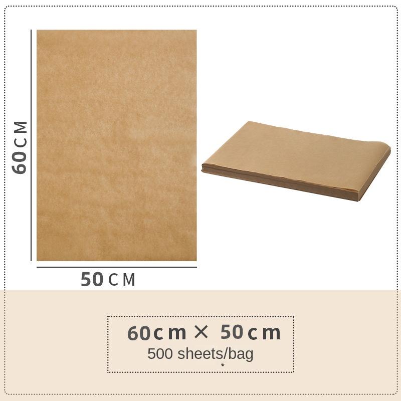 Backmattenpapier Küchenofen Kommerzielles gelbes Silikon-Fettschutzpapier Ölabsorbierendes Papier Fettschutzpapier für frittierte Lebensmittel Braunes Grillpapier