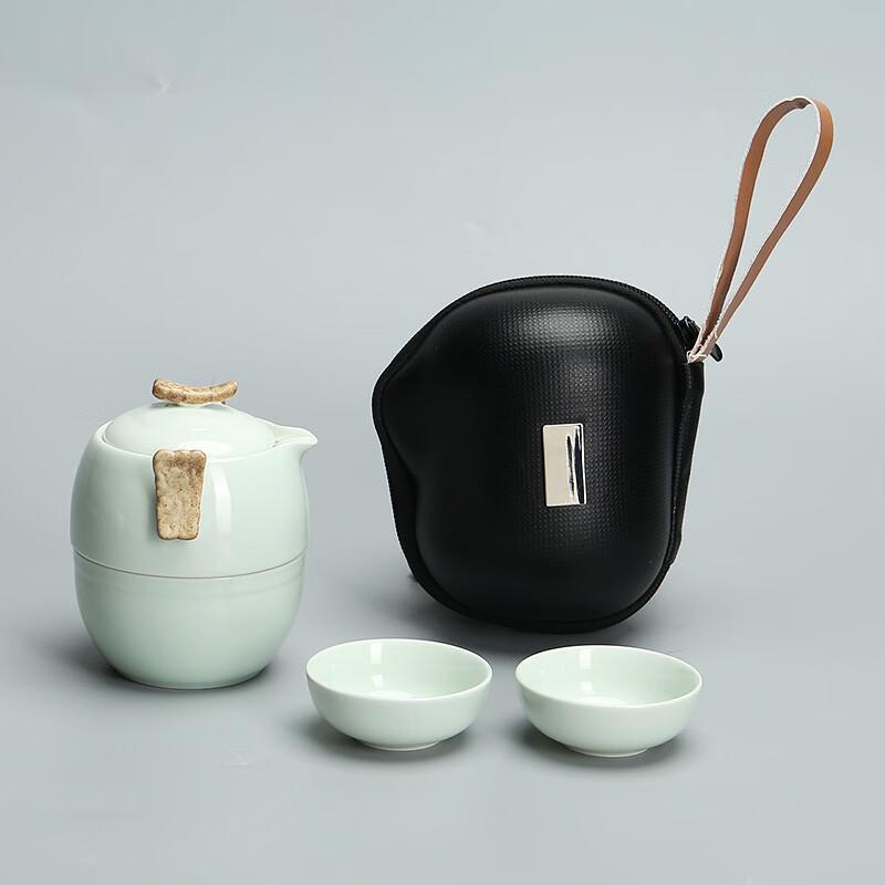 

Auspicious Cloud Ceramic Portable Travel Tea Set