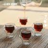 MHW-3BOMBER Nighten Cup 60ml Double-Wall Glass Anti-scald Reusable Coffee Mug Tea Pot Barista Tools Accessories Espresso