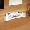 3 Pieces Self-adhesive Glasses Storage Box Punch-free Eyeglasses Display Stand  Wardrobe