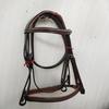 Premium Designer Leather English Bridle with Tan Padding.
