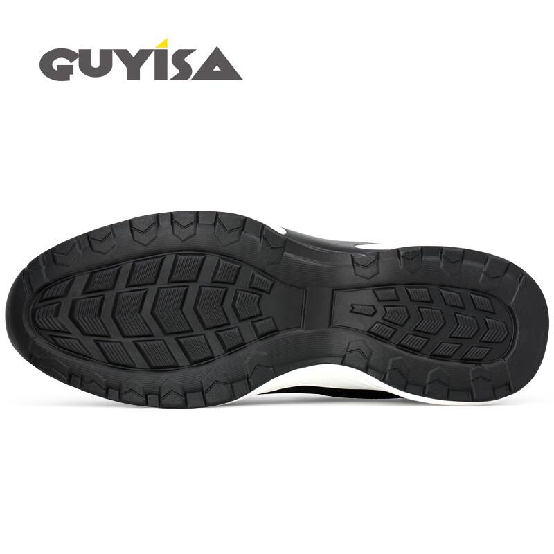 GUYISA 2007 Men's Summer Breathable Steel Toe Safety Work Shoes