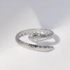 Stainless Steel Punk Gothic Adjustable Open Snake Rings for Women Men Jewelry Fashion Ring Gifts