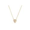 Sparkling Dance Heartbeat Crystal Necklace Women Necklace 5284190