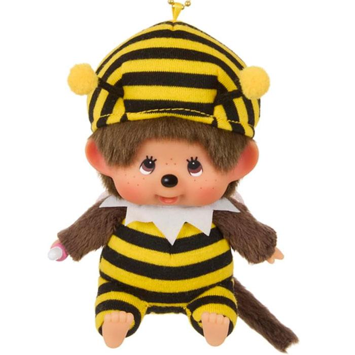 Height approximately 11cm Sekiguchi Monchhichi Big Face SS Keychain Bee 245956 H11W8D6cm Toy Gift Birthday Plush