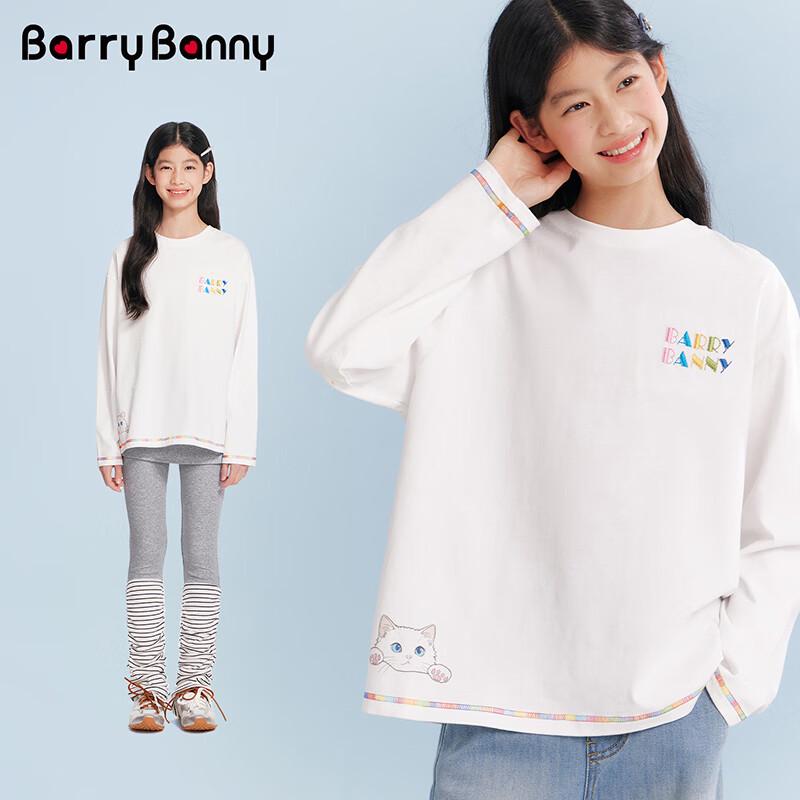 BARRY BANNY Girls  Embroidered Long-Sleeve T-Shirt 160