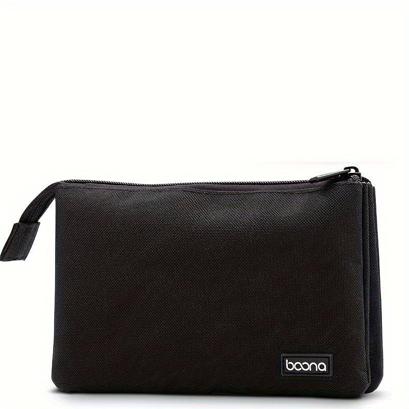 

Digital Storage Bag for Cables, Power Banks, Hard Drives, Mobile Phones, Headphones, and Accessories for Travel чёрный