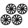 4 Pcs 16 Inch Hub  Anti Scratch   Stylish Look   Fit R16 Wheel   Cover for Most Cars Truck SUV